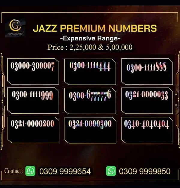 Golden Numbers 4