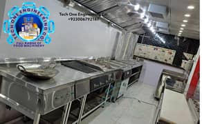 Bar B Q Setup/Kabab Machine/Fryer/Stainless Kitchen/Exhaust Blower