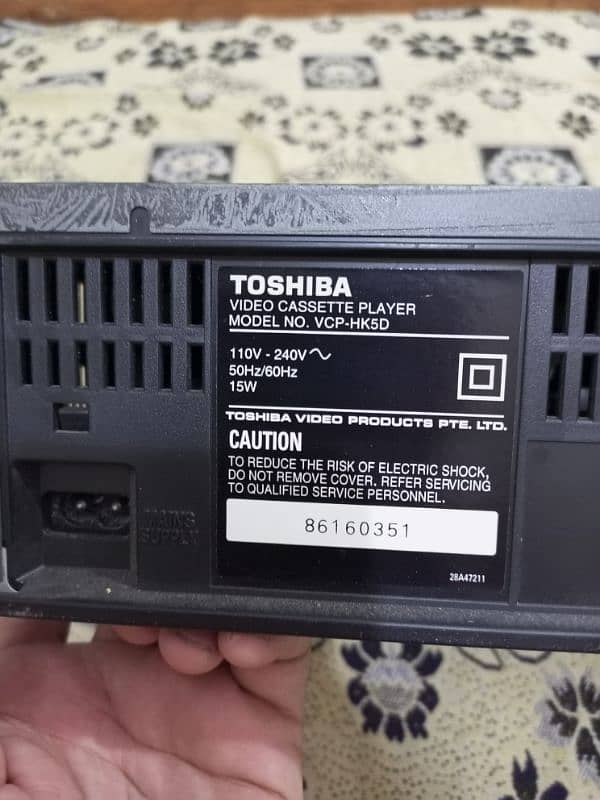 Original Toshiba VCR vcp. 2