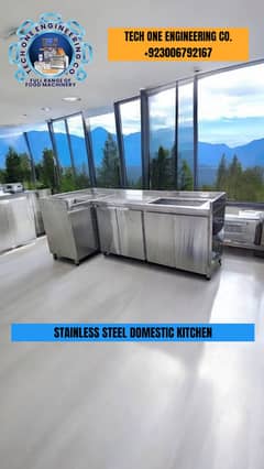 Commercial Kitchen/Bar B Q Setup/Kabab Machine/Fryer/Stainless Kitchen