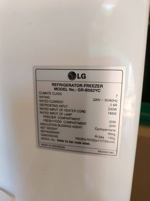 big LG imported fridge 6