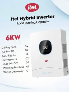 ITEL HYBRID SOLAR INVERTER'S & LITHIUM BATTERIES