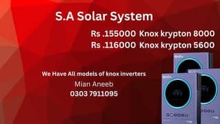 knox 8000 / knox 5600 / solar inverter / inverters / suntrix / fronus