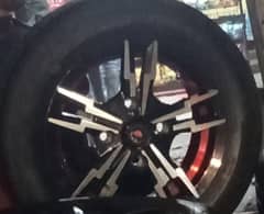 13 inch alloy rim with tyre