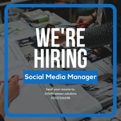 Male/Female Social Media Manager (Remote)