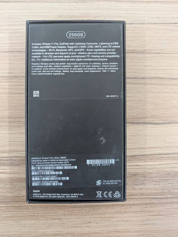 iphone 11 pro 256 PTA with complete box 6