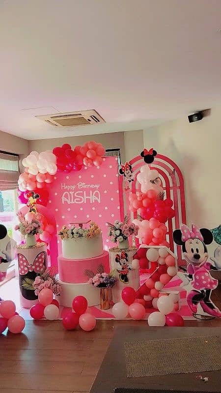 Flower Decor,  Birthday Decor,catering,stage, Sound System, Lights 1