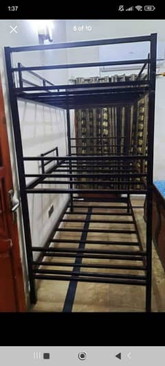 Bunker bed/ bunk bed 3 step/ heavy gauge pipe/ charpai/ چارپائی/bed