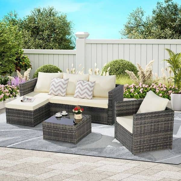 Iron sofa set/Iron Furniture/4 seater/Upvc Gerden Chairs/Roop Set 6