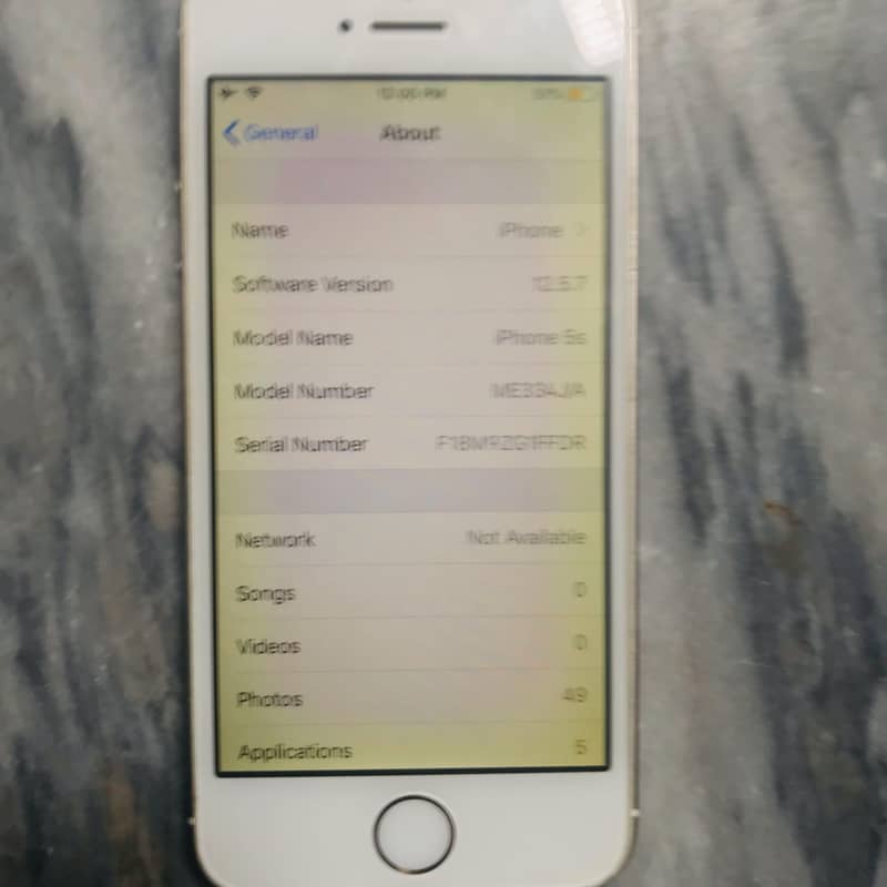 apple iphone 10/10 condition ip5s non pta all ok set hai. 9