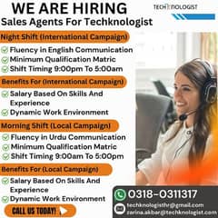 Call Center Jobs | (Night Shift Jobs), (Morning Shift Jobs) | Jobs