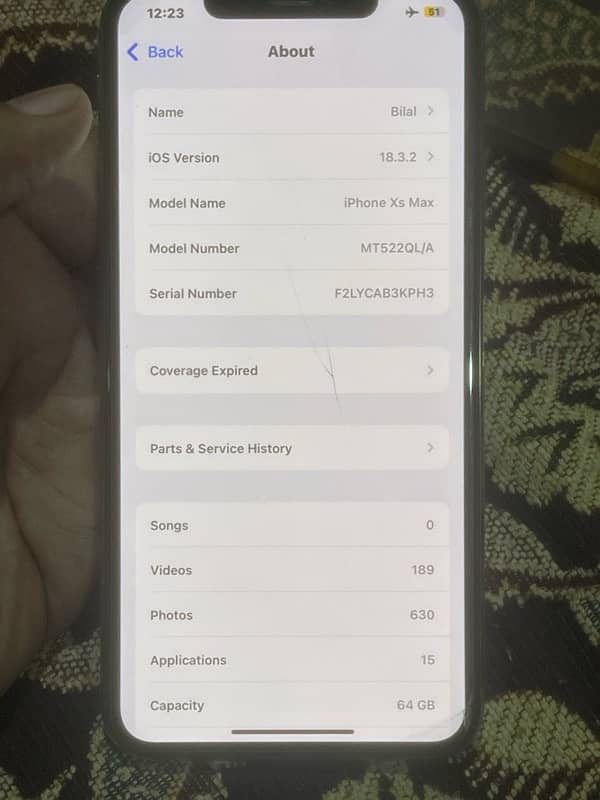 iPhone XS MAX PTA Approved 5