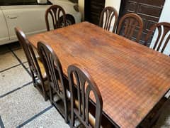 8 Chairs Dining Table Wooden