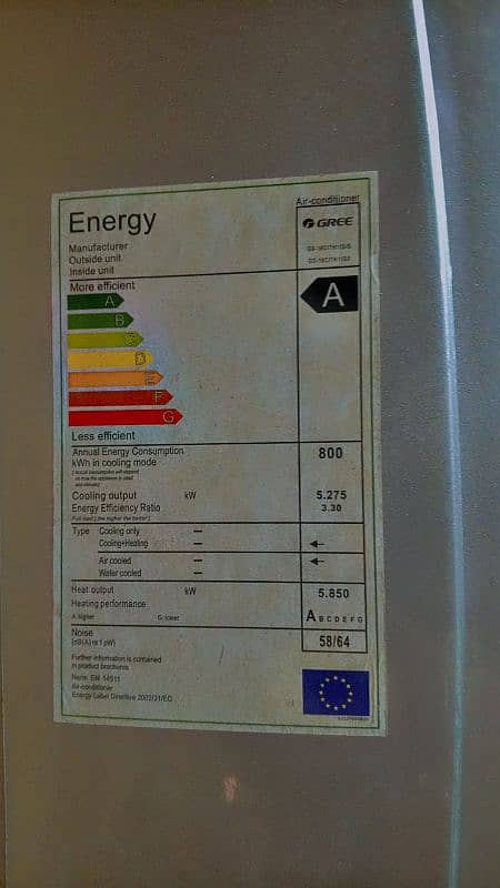 Gree INVERTER AC 1.5TON 9