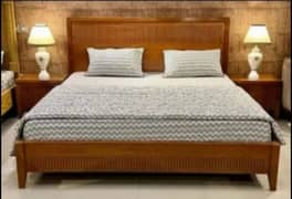 double bed set,king size bed set, sheesham wood bed set, furniture,