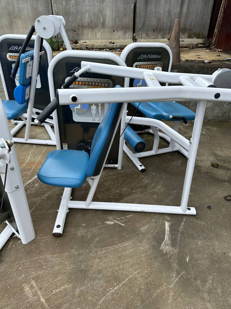 Lat Pulldown | Rowing machine | Shoulder press machine | Gym Machines 2