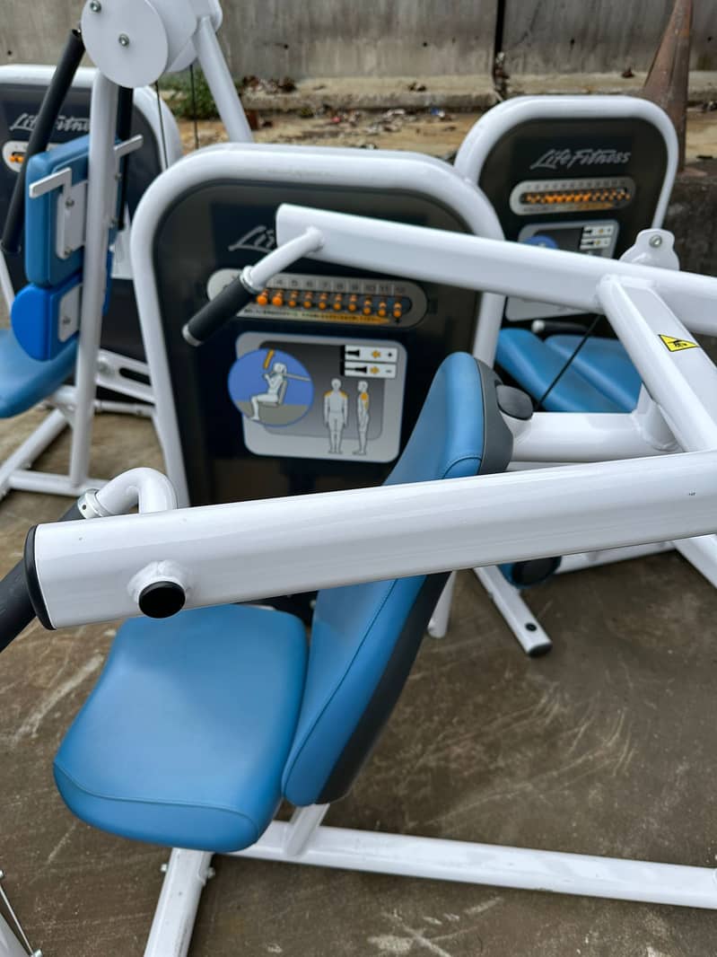 Lat Pulldown | Rowing machine | Shoulder press machine | Gym Machines 4