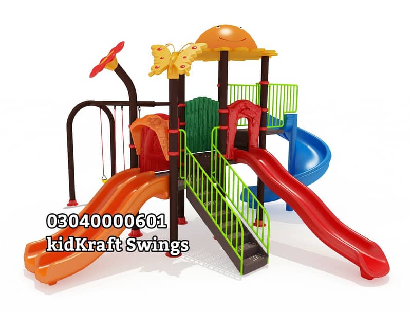 Slide, Swings, Kids rides, jhula, Spring rider, jungle gym, indoor set 3