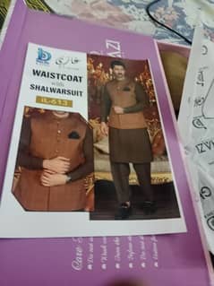 Ghazi Fabric original unstitched shalwar kameez andWaist Coat