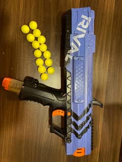 NERF RIVAL XV-700 BLASTER WITH 14 BULLETS