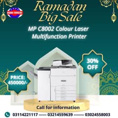 Ricoh MP C8002 High-Speed Color Laser Multifunction Printer