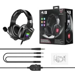 Onikuma K8 Rgb Gaming Headphone Over-ear Headset With Microphone