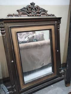 big mirror with frame