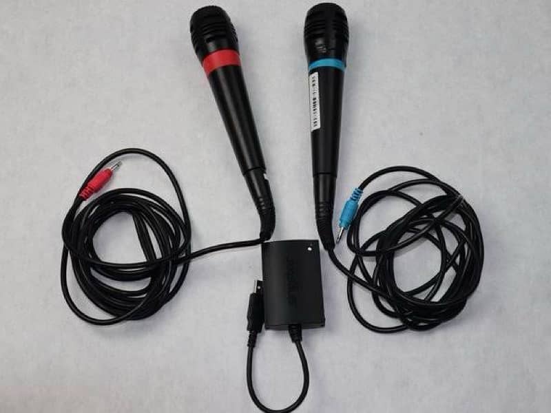 ps2 slim with singstar dual mic for kids 1
