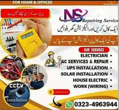 Solar Installation Service - AC Repair - Electrician - CCTV Services