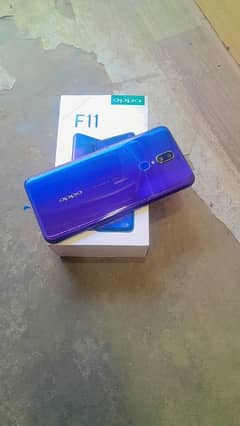 oppo f-11 Mobile 8/ 256 with box and charger