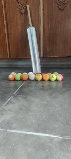 Cricket Bat + 16 Branded Balls Urgent sale!