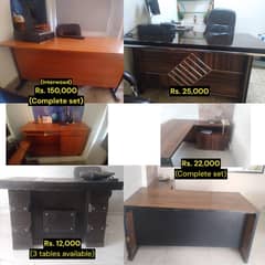 Office Furniture/Supplies/Printer/Projector/Pots/Chairs/Tables/Sofa