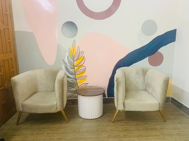 Sofa Chairs with Centre Table 0