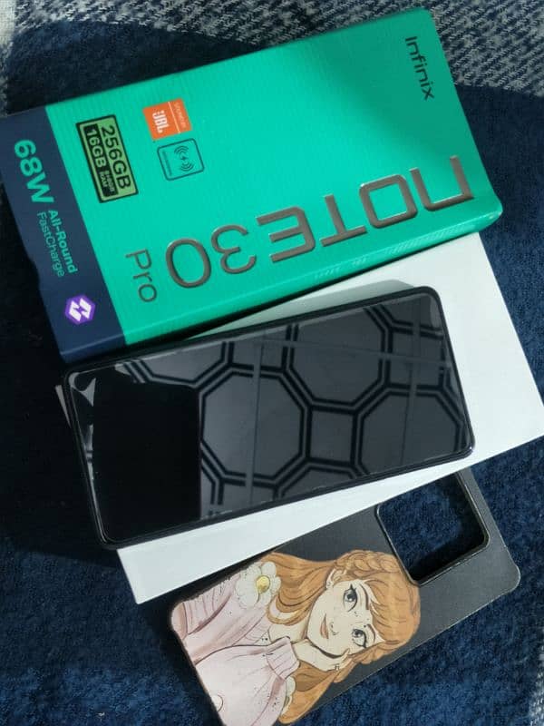 infinite note 30 pro in good condition with mobile cover 0