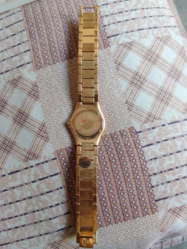 SWISTAR GOLD PLATED WATCH 5