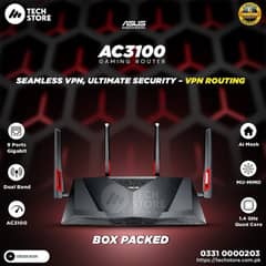 Asus Gaming Router AC3100 Dual Band Gigabit WiFi RT-AC88U (Renewed)