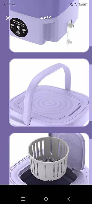 Portable 6.5L Foldable Washing Machin 3