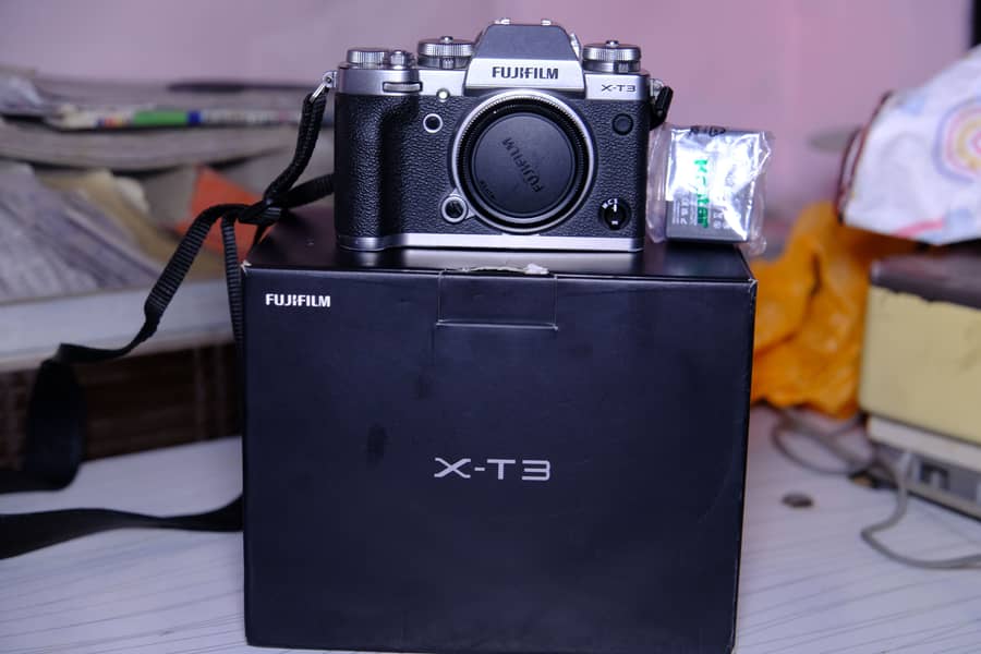 Fujifilm XT3 silver 0