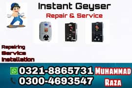 instant Geyser Repair. nd service