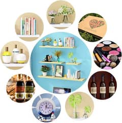 Easy To Assemble Floating Wall Shelves - Set of 4 | Stylish Wooden