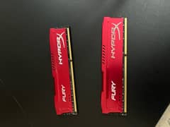 HyperX 16 GB DDR3 RAM (2 Sticks)