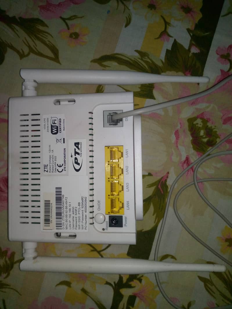 Ptcl vdsl2 router 2