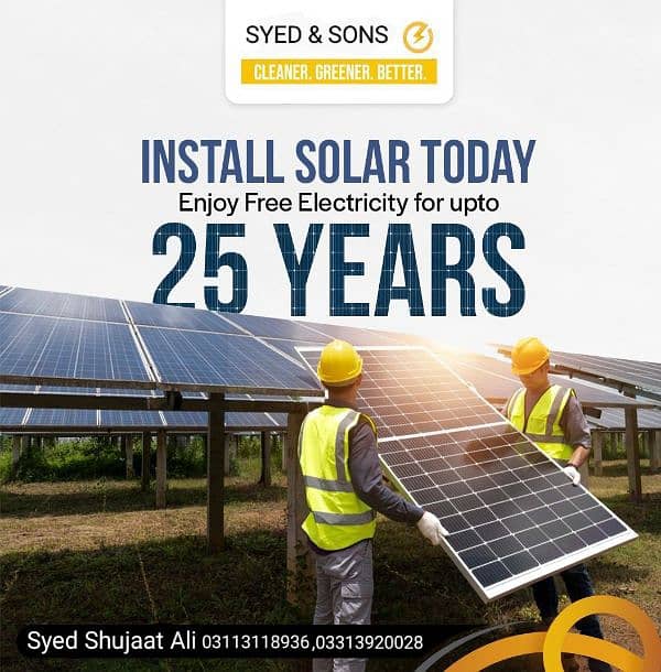 SOLAR system installation and all accessories available 0