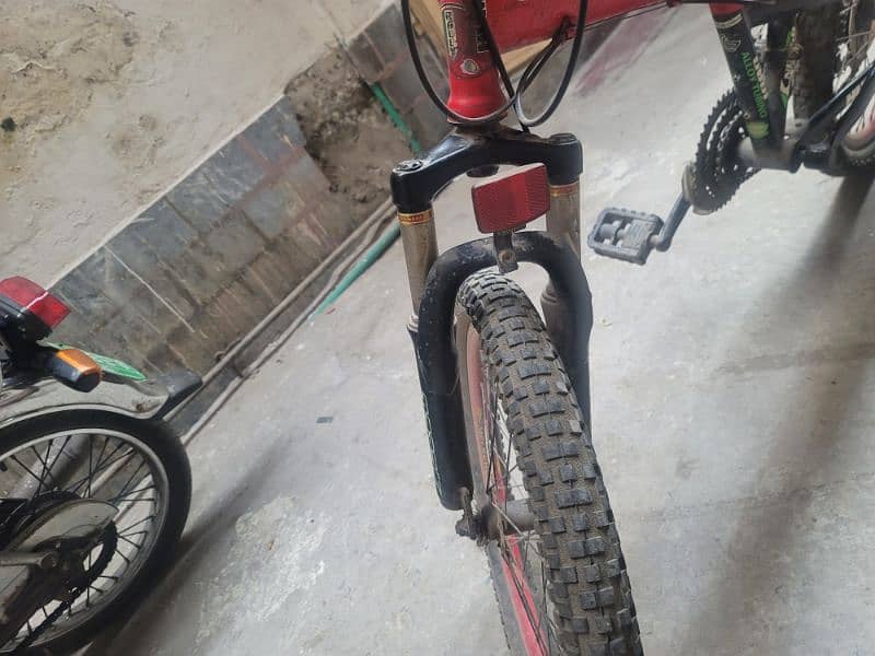 Folding and gear bicycle 1