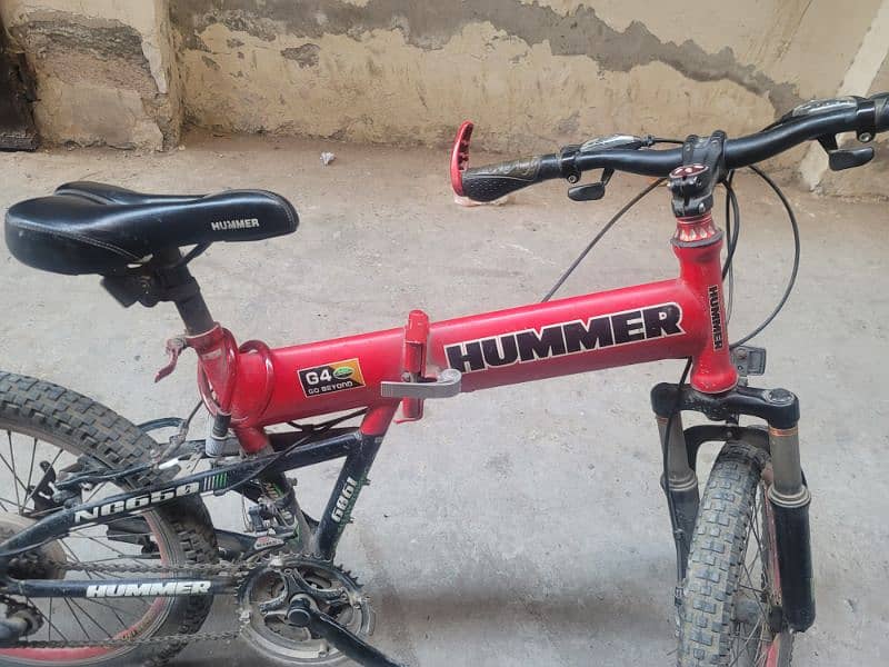Folding and gear bicycle 3