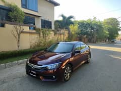 HONDA CIVIC (X) VTI OREAL PROSMATIC(UG) MODEL 2018 ORIGINAL MAROON CLR