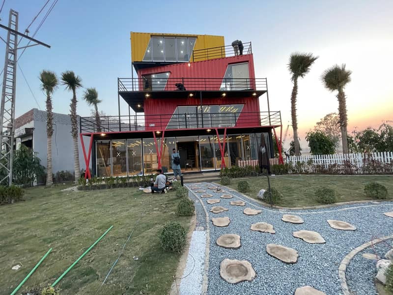 Cafe container office container prefab homes portable containers 1