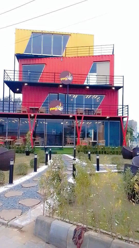 Cafe container office container prefab homes portable containers 12