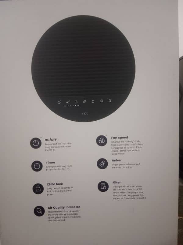 TCL Breeva A2 B/W Air Purifier With Official Warranty 1