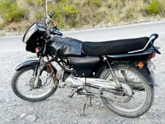 Crown 100 CC Motor Bike Black